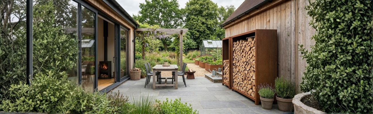 De voordelen van houtopslag van cortenstaal: Duurzaamheid en stijl voor jouw tuin