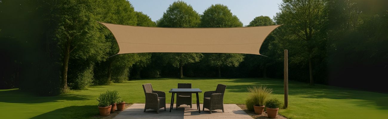 Hoe strak moet een schaduwdoek zijn?