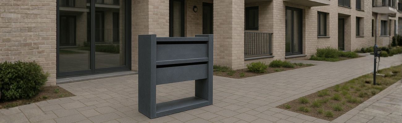 Waar kan ik een brievenbus kopen die geschikt is voor mijn appartement?