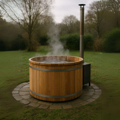 Houten hottube