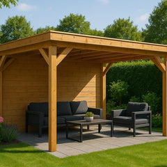 Houten overkappingen
