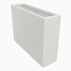 Polyester plantenbak wit
