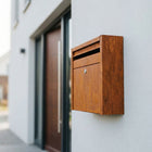 Cortenstaal Wandbrievenbus GB020 Vooruitname