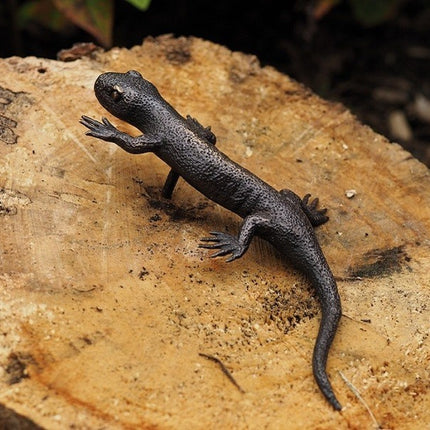 Bronzen beeld Salamander 3x8x19cm