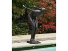 Bronzen beeld Zwemmer Frederick 113x44x68cm