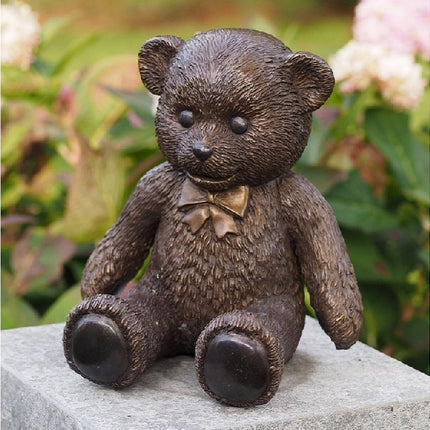 Bronzen beeld Teddy beer 22x16x20cm