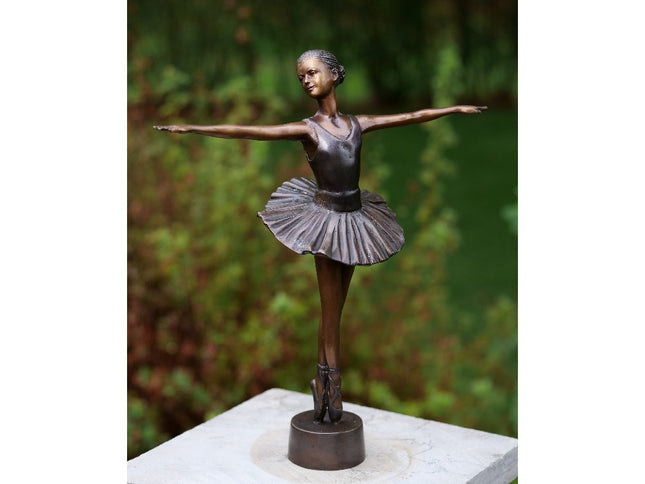 Bronzen beeld Ballerina 32x9x29cm