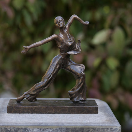 Bronzen beeld Ballerina 24x9x23cm
