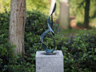 Bronzen beeld Abstract sculptuur 49x12x15cm