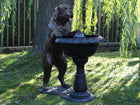 Bronzen beeld Hond met fontein 115x60x100cm 65kg