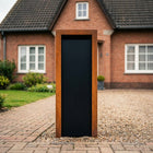 Cortenstaal Brievenbus GB023 Achtertuitname