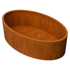 Geroba Ovalu cortenstalen plantenbak 200x120x60 cm 60kg