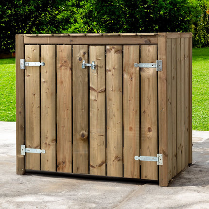 Volente Kliko Ombouw 2x 240 liter 133,5x87,5x119cm Geïmpregneerd hout