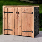 Volente Clicko Conversion 2x 240 litres 134x88x119cm Bois de Douglas Noir