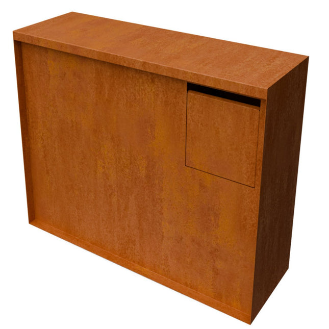 Pakketbrievenbus Murus Cortenstaal