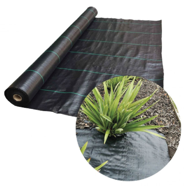 Practo Gronddoek/Worteldoek 100gram per m2 10,000x210 cm - zwart
