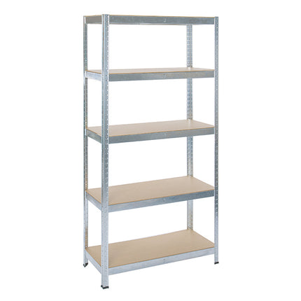 Practo Metalen Rek Heavy Duty 180x90x50 cm – 5 legborden – Grijs