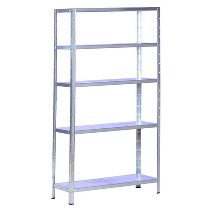 Practo Metalen opbergrek 190x100x40 cm – 5 legborden – Galva