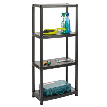 Practo Kunststof opbergrek 130x61x31 cm – 4 legborden