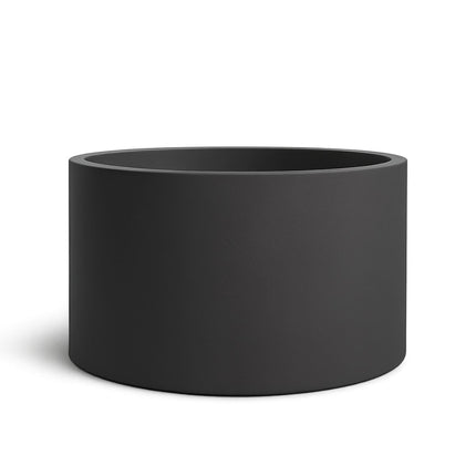 Polyester plantenbak Ø 100x60 cm - Zwartgrijs (RAL 7021)