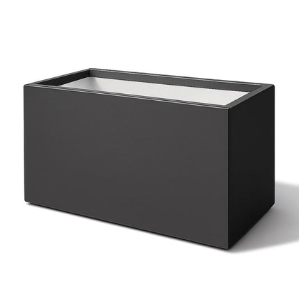 Polyester plantenbak 125x65x70 cm - Zwartgrijs (RAL 7021)