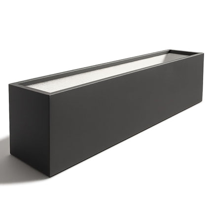 Polyester plantenbak 230x50x40 cm - Zwartgrijs (RAL 7021)