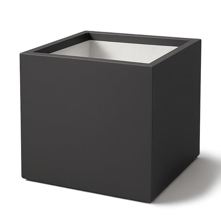 Polyester plantenbak 70x70x70 cm - Zwartgrijs (RAL 7021)