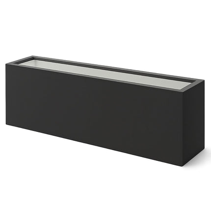 Polyester plantenbak 150x40x40 cm - Zwartgrijs