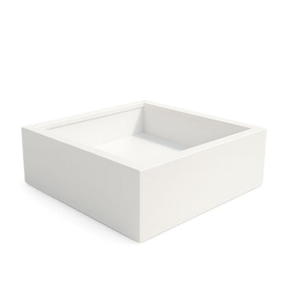 Polyester plantenbak 200x200x60 cm - Zuiver Wit (RAL 9010)