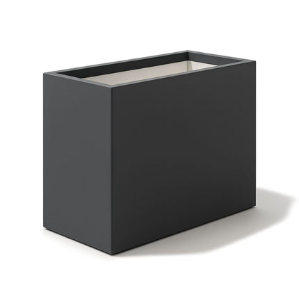 Polyester plantenbak 80x40x80 cm - Zwartgrijs (RAL 7021)