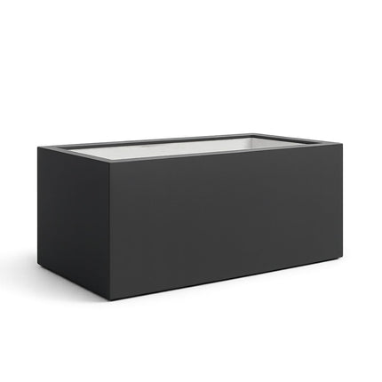 Polyester plantenbak 185x120x60 cm - Zwartgrijs (RAL 7021)