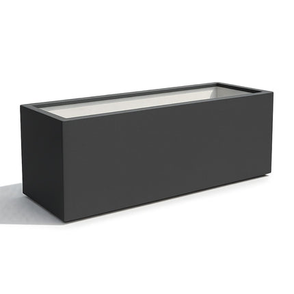 Polyester plantenbak 180x60x70 cm - Zwartgrijs (RAL 7021)
