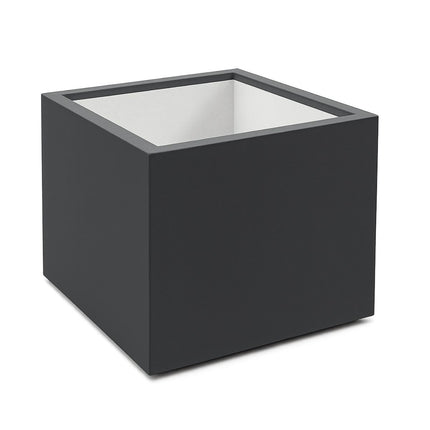 Polyester plantenbak 140x140x140 cm - Zwartgrijs (RAL 7021)