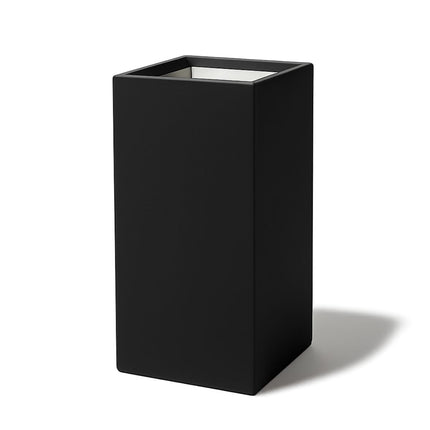 Polyester plantenbak 50x50x100 cm - Gitzwart (RAL 9005)