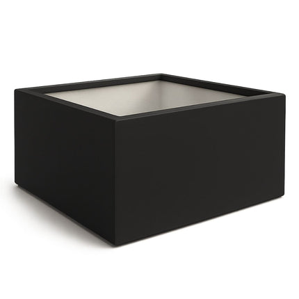 Polyester plantenbak 160x160x80 cm - Gitzwart (RAL 9005)