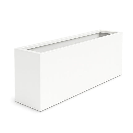 Polyester plantenbak 150x25x80 cm - Zuiver Wit (RAL 9010)