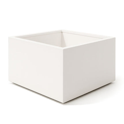 Polyester plantenbak 140x140x60 cm - Zuiver Wit (RAL 9010)