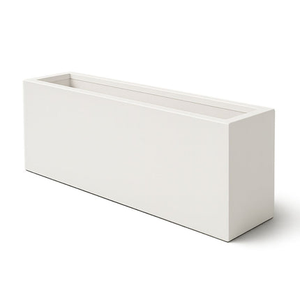 Polyester plantenbak 200x30x60 cm - Zuiver Wit (RAL 9010)