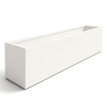 Polyester plantenbak 230x50x40 cm - Zuiver Wit (RAL 9010)