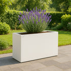 Polyester plantenbak 110x30x67 cm - Zuiver WIt (RAL 9010)