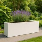 Polyester plantenbak 200x30x60 cm - Zuiver Wit (RAL 9010)