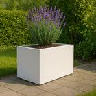 Polyester plantenbak 80x40x40 cm - Zuiver Wit (RAL 9010)