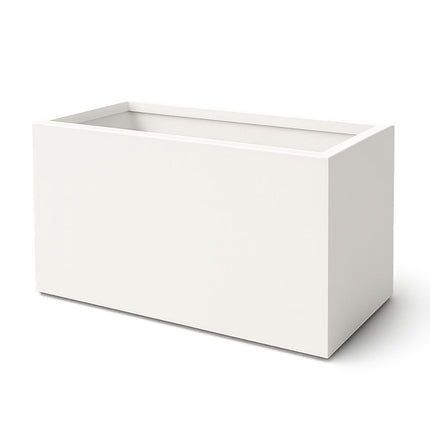 Polyester plantenbak 125x65x70 cm - Zuiver Wit (RAL 9010)