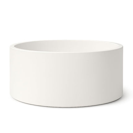 Polyester plantenbak Ø 150x60 cm - Zuiver Wit (RAL 9010)