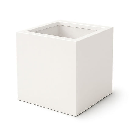 Polyester plantenbak 60x60x60 cm - Zuiver Wit (RAL 9010)