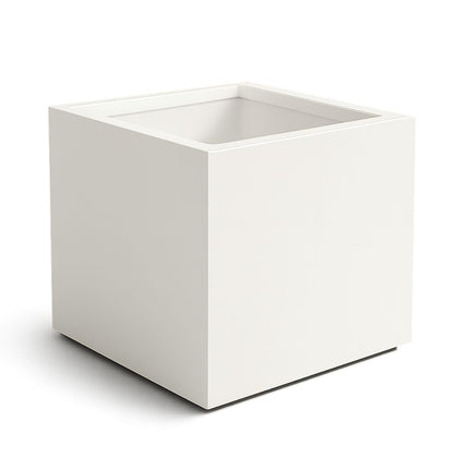 Polyester plantenbak 80x80x60 cm - Zuiver WIt (RAL 9010)