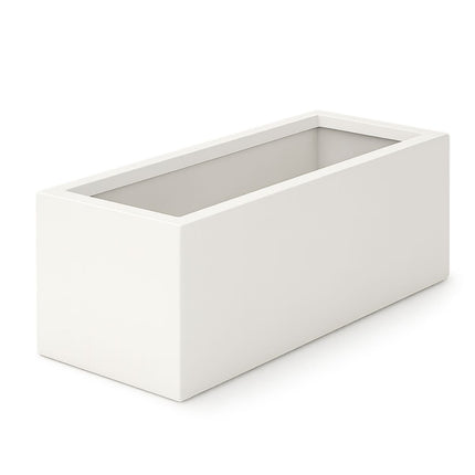 Polyester plantenbak 120x40x40 cm - Zuiver Wit (RAL 9010)