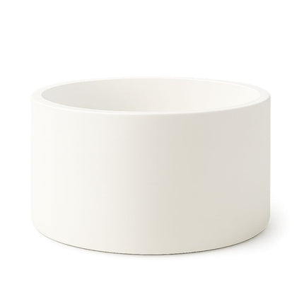 Polyester plantenbak Ø 120x60 cm - Zuiver Wit (RAL 9010)