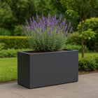 Polyester plantenbak 100x30x50 cm - Zwartgrijs (RAL 7021)