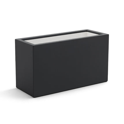 Polyester plantenbak 100x30x50 cm - Zwartgrijs (RAL 7021)